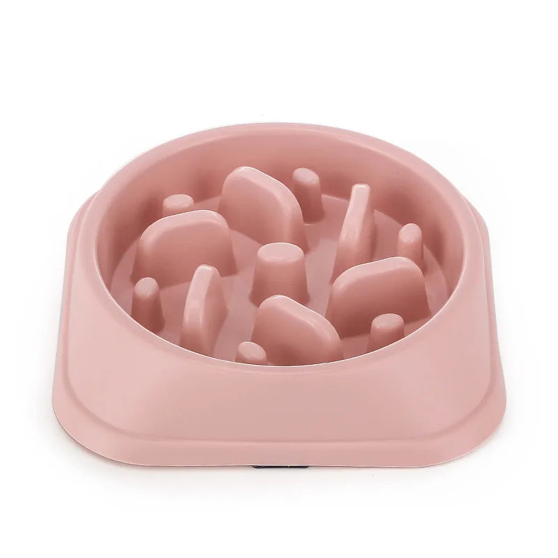 Anti-Choking Pet Bowl Slow Feeder Dog Bowl Cat and Dog Anti-Knock Small Dog Food Bowl Tableware Pet Supplies
