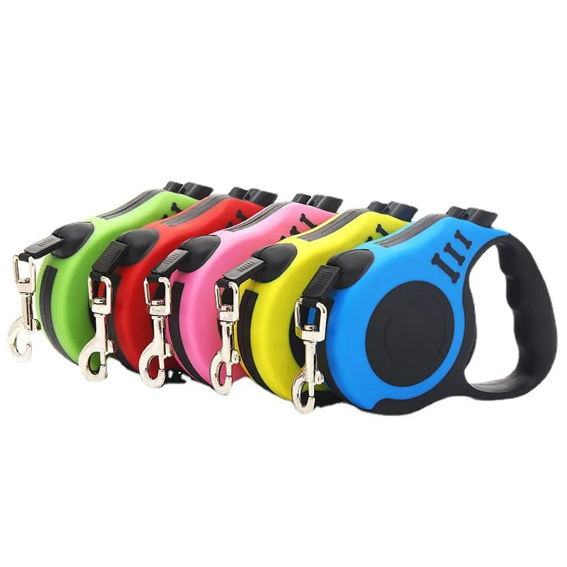 3 Meters 5 Meters Retractable Dog Leash Pet Leash Traction Rope Belt Automatic Flexible Leash for Small Medium Large Dog Product