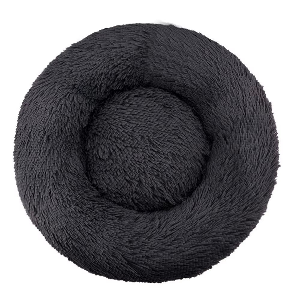 Plush Warm round Large Dog Bed Winter Soft Puppy House Medium Cat Sofa Sleeping Bed Elastic Small Dog Kennel Nest Accessories